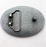Boucle de ceinture pierre ovale Unakite