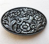 Boucle de ceinture Western design classique